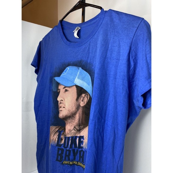Gildan | Tops | Luke Bryan Dirt Road Diaries Tour Shirt Blue XL - Picture 8 of 15